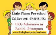 LKG Schools Admission in Prashant Vihar, Rohini