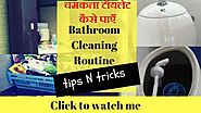 INDIAN TOILET CLEANING ROUTINE - Hindi Bathroom Cleaning चमकता टॉयलेट कैसे पाएँ ? (हिंदी)