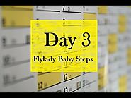 Flylady Baby Steps day 3 sticky notes flylady clea