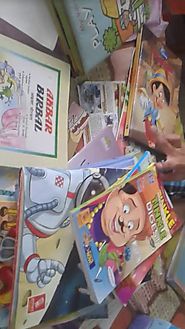 Kids books organization konmari method