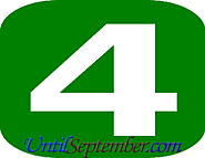 How Many Days Until 4th September 2017? - UntilSeptember.com
