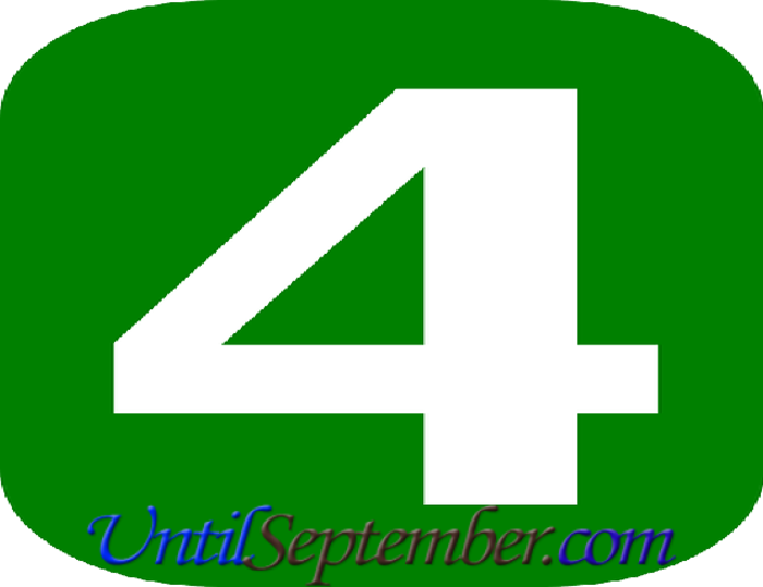 How many days until September ? A Listly List