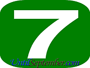 How Many Days Until 7th September 2017? - UntilSeptember.com