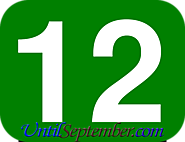 How Many Days Until 12th September 2017? - UntilSeptember.com