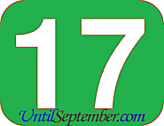 How Many Days Until 17th September 2017? - UntilSeptember.com