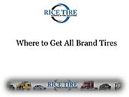 Where to get all brand tires