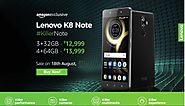 @12999/- Lenovo Killer Note 8 Flipkart Amazon Snapdeal Price - Buy Online | 11 Aug