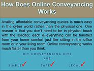 How Does Online Conveyancing Works