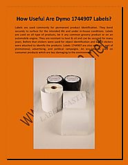 How useful are dymo 1744907 labels