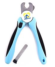 Casfuy Dog Nail Clippers and Trimmer with Quick Sensor, Free Nail File, Razor Sharp Blades, Sturdy Non Slip Handles, ...