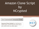 Amazon Clone Script by NCrypted