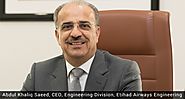 Abdul Khaliq Saeed announced as CEO of Etihad Airways Engineering