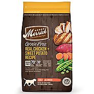 Merrick Grain Free Real Chicken & Sweet Potato Dry Dog Food, 25 lb.