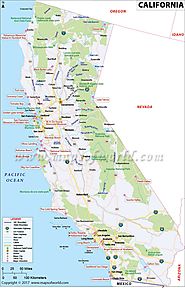 Map of California Cities - Maps Of World