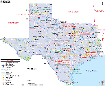 Map of Texas Cities - Maps Of World