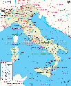 Explore detailed map of Italy