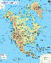 Explore the map of North America - Mapsofworld
