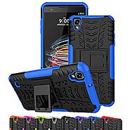 LG Tribute HD Case, LG X Style Case, LG Volt 3 Case, Ueokeird Hybrid Dual Layer Armor Protective Phone Case Cover wit...
