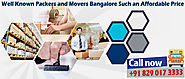 Cheap And Best Packers And Movers Bangalore