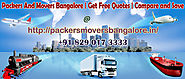 How PackersMoversBangalore.In Uses Confided In Packers And Movers In Bangalore