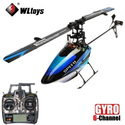 WLTOYS WL-V922 V922 6CH 2.4GHz 3 Axis 3D Flybarless RC Helicopter With GYRO Blue