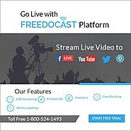 Go Live With Freedocast Platform