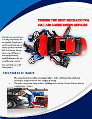 Finding The Best Mechanic For Car Air Conditioning Repairs