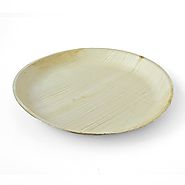 Leaftrend – Ecofriendly disposable palm leaf plates,wedding and party plates - 12 inch round palm leaf plate -25 PCS