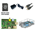 CanaKit Raspberry Pi (512 MB) Complete Starter Kit (Raspberry Pi 512 MB + Clear Case + Micro USB Power Supply + Origi...