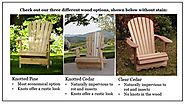 Cedar Patio Chairs - A Safe and Reliable Patio Deck and Garden Choice