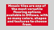Mosaics and Backsplash Ottawa Tile