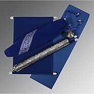 BLUE VELVET WEDDING CARD : SC-5005A - 123WeddingCards