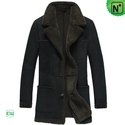 Men's Black Leather Coats CW878261