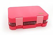 Bento Box 4 Section Tray with Removable, Lunch Box For Kids &Adults, Tritan Safe Food Materials , Easy To Clean, Lunc...