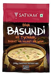 Buy Basundi Mix, Instant Basundi Mix Manufacturer | Satvam Nutrifoods