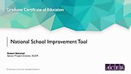 Using the National School Improvement Tool Playlist