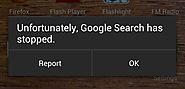 How to resolve Google search has stopped working