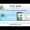 #Karma #websummit #startup #edtool turn spreadsheets into customised business apps