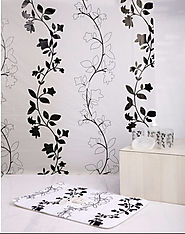 Skipper Home Fashions Introduces the Exclusive Black Branches Bathroom Set
