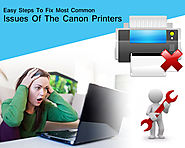 Easy Steps To Fix Most Common Issues Of The Canon Printers