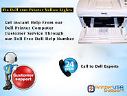 Some Troubleshooting Steps to Fix Dell 1110 Printer Yellow Lights