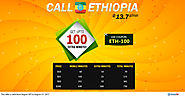 Make Cheap International Calls To Ethiopia With Amantel. No need of physical calling card and phone cards.