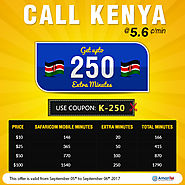 Make cheap international calls to Kenya With Amantel. No need of physical calling card and phone cards.