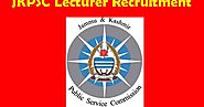 JKPSC Lecturer Recruitment 2017–2018 @jkpsc.nic.in 22 Consultant/MRO