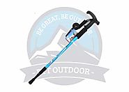 CLEYE Premium Adjustable Hiking Stick(Blue) | PTT Outdoor