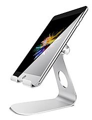 Tablet Stand Adjustable, Lamicall iPad Stand : Desktop Stand Holder Dock for new iPad 2017 Pro 9.7, 10.5, Air mini 2 ...