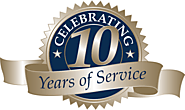 Celebrates 10 years of services.