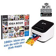 Zink Mobile Photo Printer Multifunction Wireless Color Label instagram Portable Digital Photo Booth Printer Works Wit...