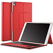IVSO Apple iPad Pro 10.5 Case With Keyboard Ultra-Thin DETACHABLE Bluetooth Keyboard Stand Case / Cover + Pencil hold...