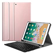 Fintie iPad Pro 10.5 Keyboard Case with Built-in Apple Pencil Holder - SlimShell Protective Cover with Magnetically D...